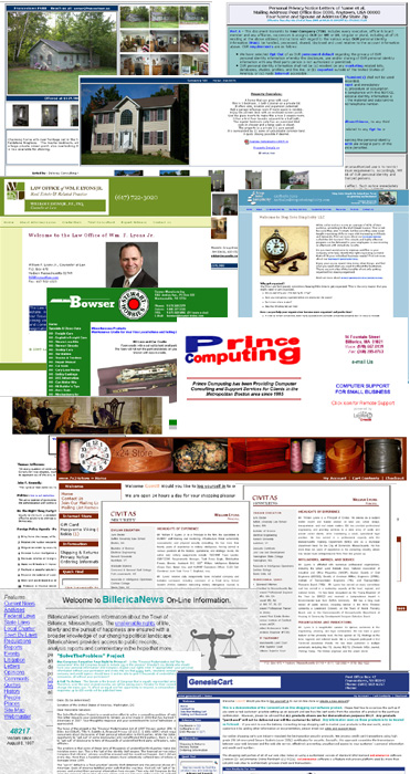 hosted web site designs
